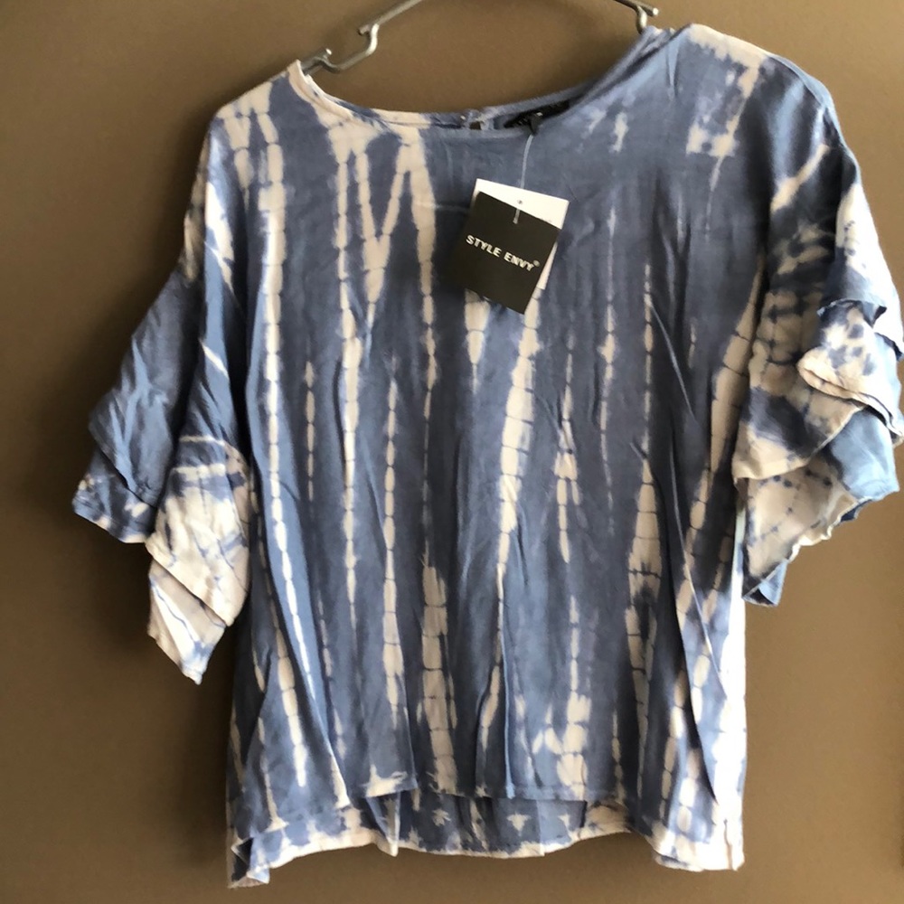 Blouse hand dyed
